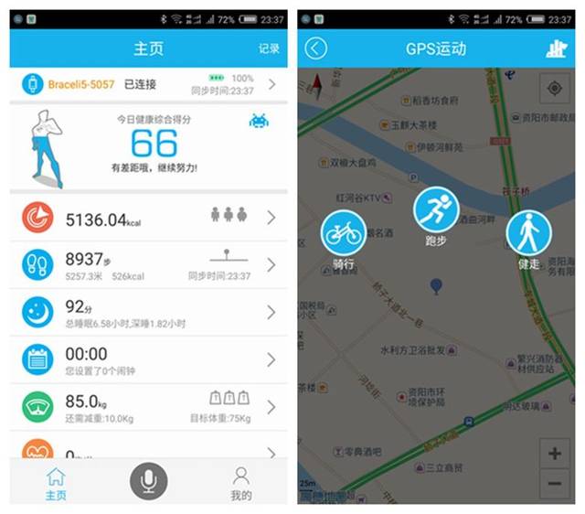 骑车相遇区(图1)